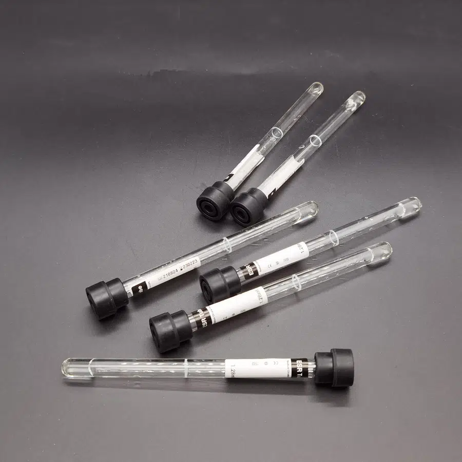 ESR Blood Collection Tube vacuum sealed sterile packaging