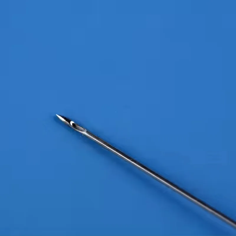 Transparent hub design of medical spinal needle for CSF visualization