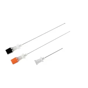 Three different spinal needle models comparison - gauge and length variations