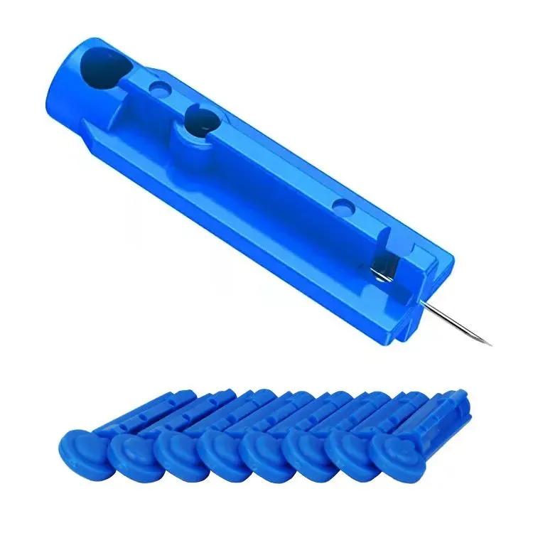 Safety shield mechanism of twist lancet for blood sugar before and after use