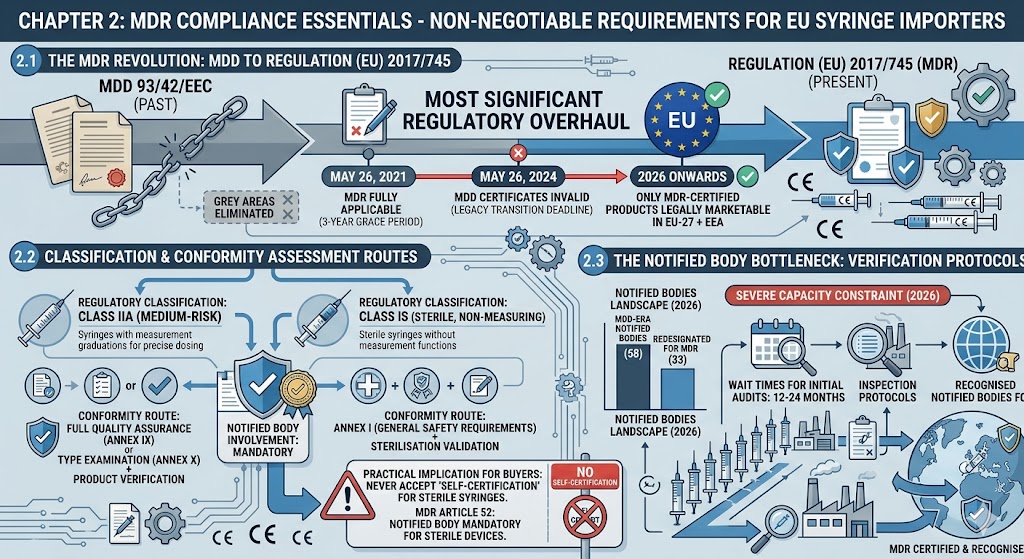 The Complete Guide to EU Disposable Syringe Procurement: China Sourcing with MDR Compliance (2026) european disposable medical syringe market china