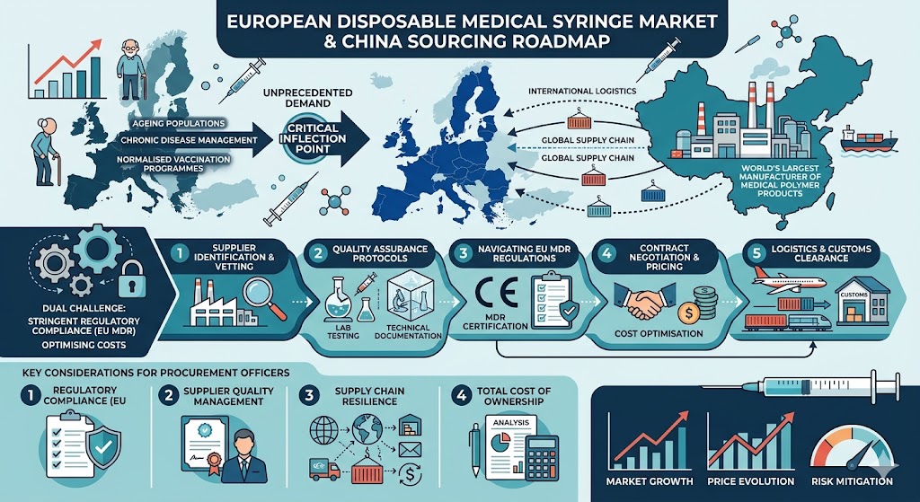 The Complete Guide to EU Disposable Syringe Procurement: China Sourcing with MDR Compliance (2026) european disposable syringe market china sourcing roadmap