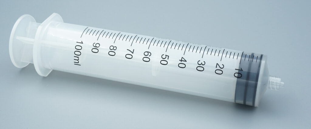 Sterile Luer Lock Disposable 100ml Syringe
