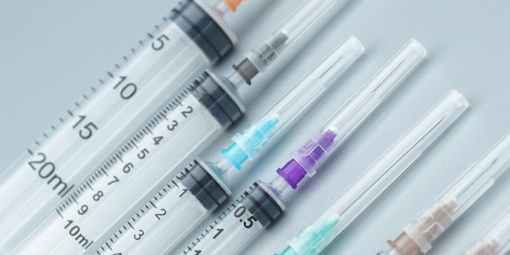 Custom medical syringes OEM ODM sample display