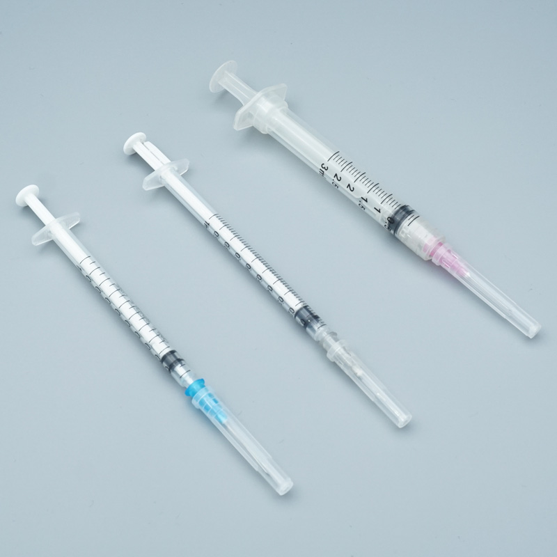 Retractable Safety Syringe - Luer Lock Retractable Needle Safety Syringes Luer lock fitting detail on retractable needle safety syringes